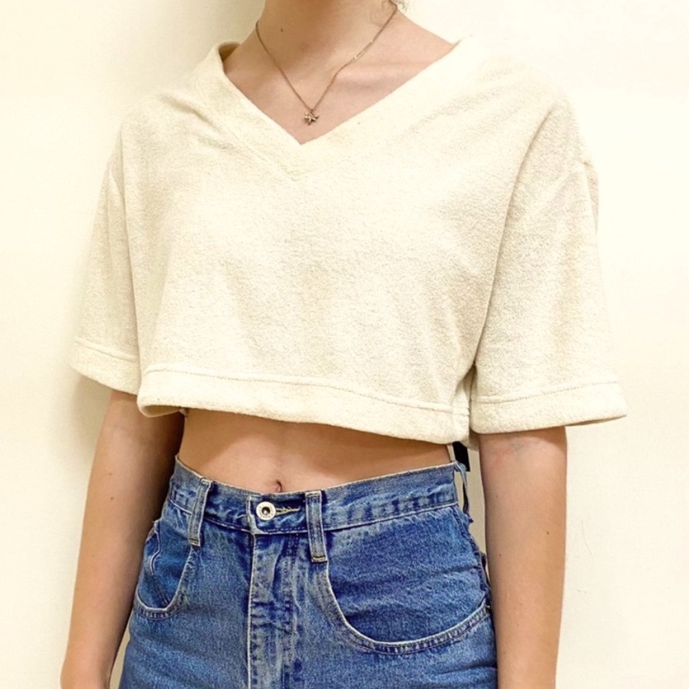 Urban Outfitters Cropped Terry Tee